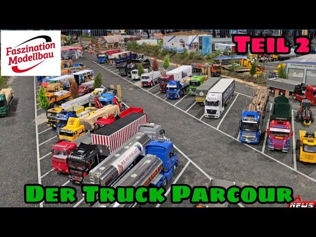 Der Truck Parcour RC Trucks Tractors Dumber - Faszination Modellbau Hobbymesse in Friedrichshafen