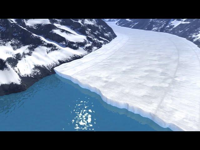 Animation: How a Glacier Melts