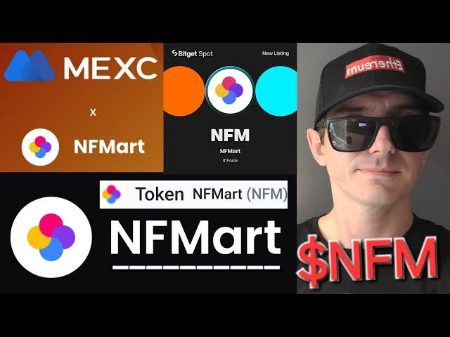 $NFM - NFMART TOKEN CRYPTO COIN HOW TO BUY MEXC GLOBAL NFM NFTS ETH ETHEREUM UNISWAP MARKETPLACE DAO