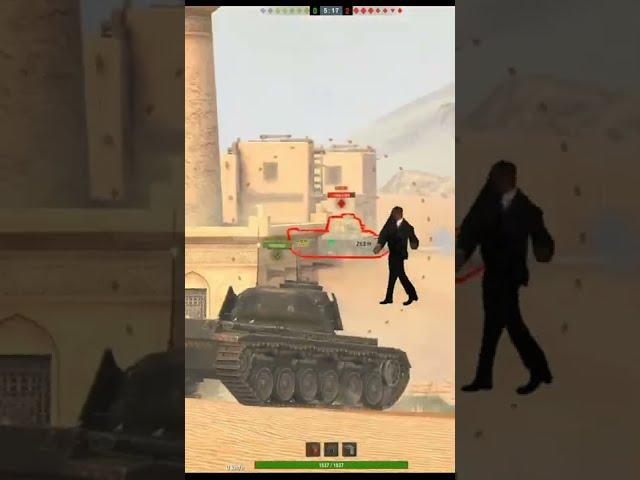 Will Smith vs Chi-Ri in World of Tanks Blitz #shorts #wotb #wotblitz #wot