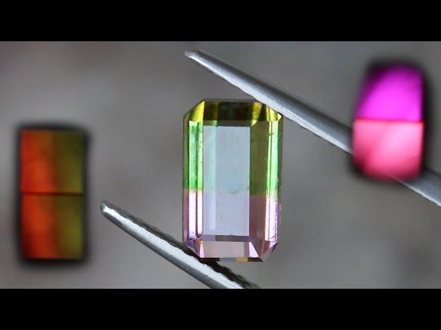 Gem Crystals that Split Colours