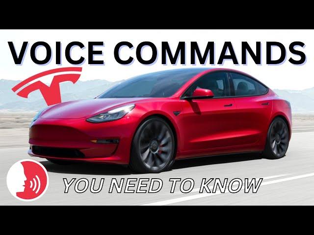 18 VOICE COMMANDS FOR YOUR TESLA YOU NEED TO KNOW (Model S, Model 3, Model X, Model Y)