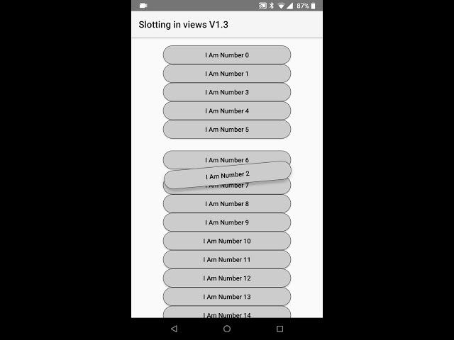 B4A - Android slotting in views example (Buttons in his case) V1.3a