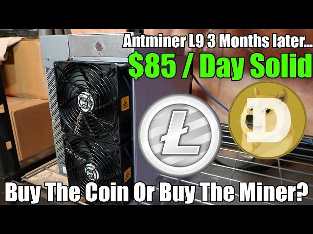 Antminer L9 3 Months Later - Buy The Coin Or The Miner?