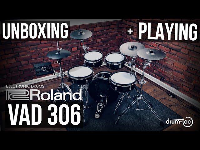 Roland VAD306 TD-17 electronic drums Unboxing & Playing by drum-tec