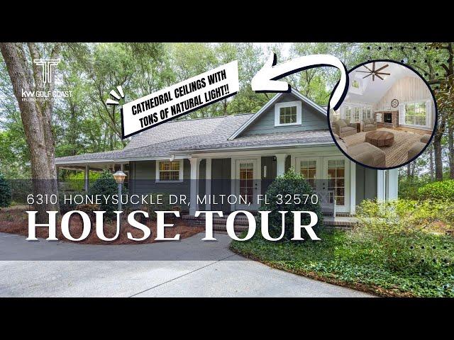 Step inside this gorgeous 3-bedroom house for sale in Milton, FL! | House Tour | 6310 Honeysuckle Dr