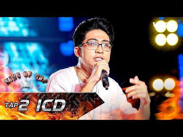 Rapper ICD rap về dòng thời gian khiến 4 Mentor giành nhau khen ngợi | KING OF RAP - Tập 2