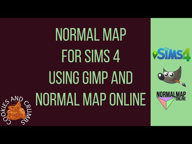 The Sims 4 normal map tutorial using gimp and normal map online