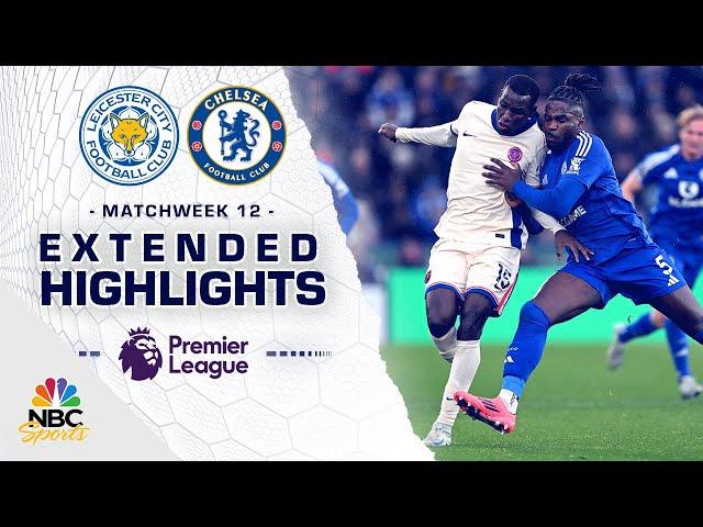 Leicester City v. Chelsea | PREMIER LEAGUE HIGHLIGHTS | 11/23/2024 | NBC Sports