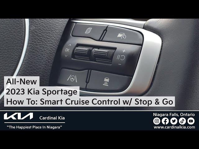 All-New 2023 Kia Sportage | How To Use Your Smart Cruise Control w/ Stop & Go!