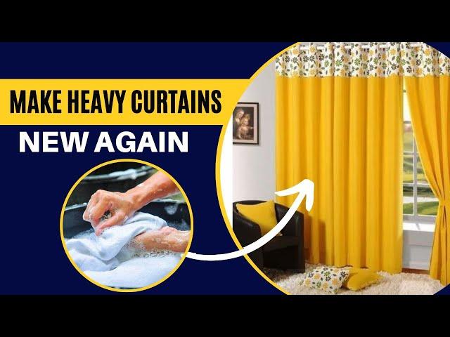 How To Wash Heavy Curtains At Home? Super Easy Methods