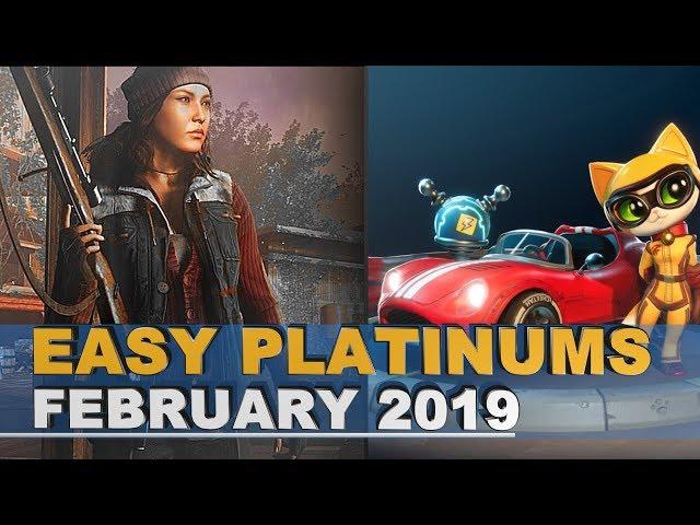 Easiest Platinum Games For PS4 | February 2019 | Price/Time/Difficulty/Stacks | Easy Trophies