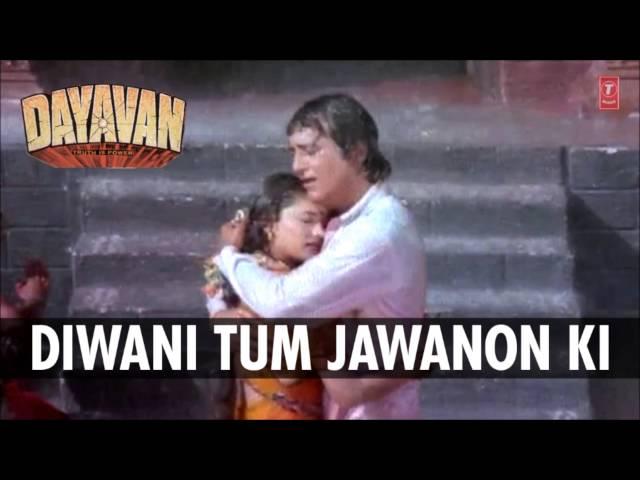 Diwani Tum Jawanon Ki Full Song (Audio) | Dayavan | Vinod Khanna, Madhuri Dixit, Feroz Khan