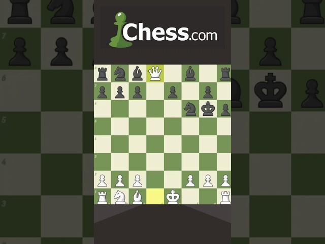 How to win a QUEEN early #chess #shorts