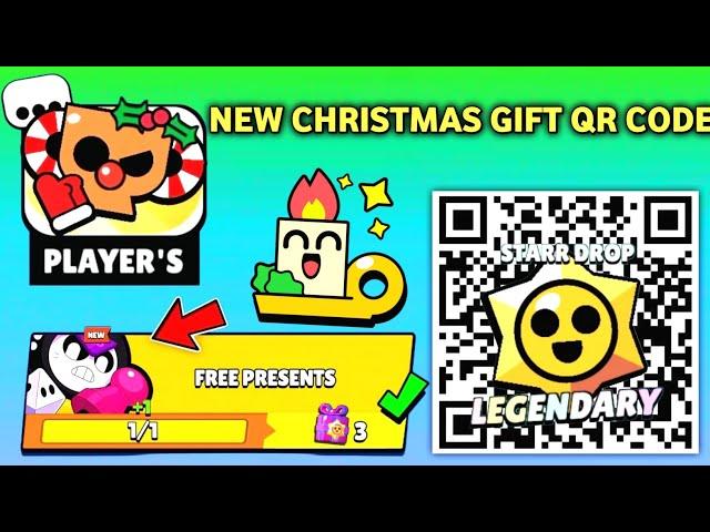 CHRISTMAS GIFT  FREE GIFT BRAWL STARS  QR CODE BRAWL STARS  BRAWL STARS UPDATE