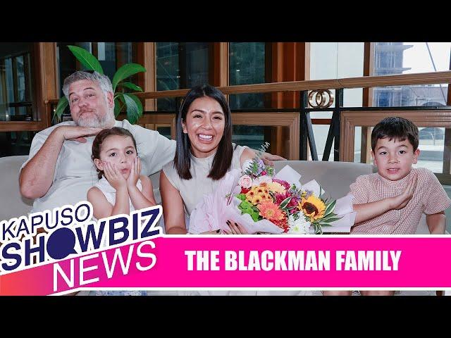 Kapuso Showbiz News: The Blackman Family, Kapuso na!