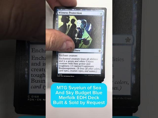 MTG Budget EDH Deck Tech: Svyelun of Sea and Sky Mono Blue Merfolk by Combo of Rocks