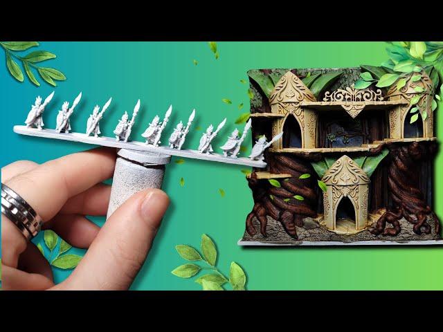 Painting the Smallest Wood Elves -  Miniature Painting Livestream