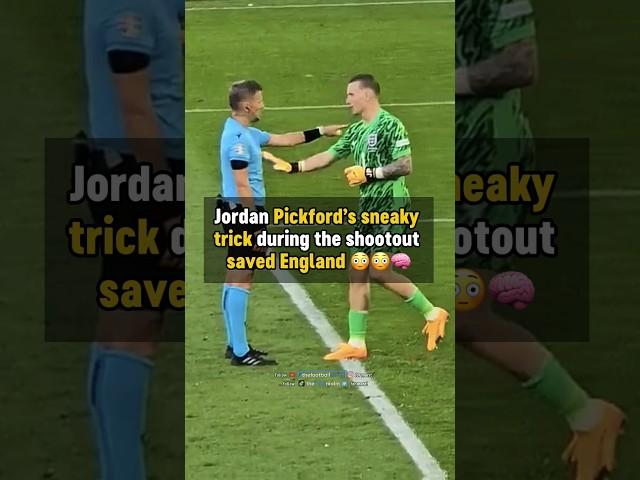 Pickford SNEAKY trick to save England  #football #euro2024