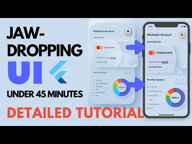 Build Amazing UI in flutter | Detailed Tutorial | Learn to make complex UI easily