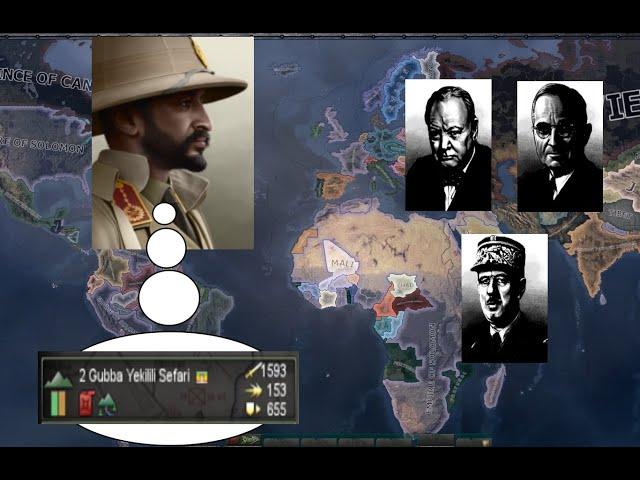 HOI4 Ethiopia More achievements (guide timelapse)