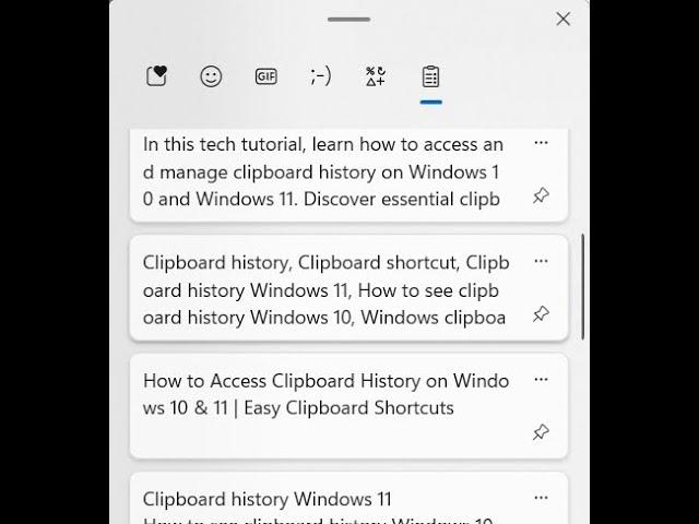 How to Access Clipboard History on Windows 10 & 11 | Easy Clipboard Shortcuts