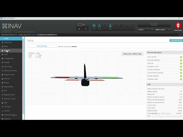 SPEEDYBEE f405 WING R9 OR X8R CONNECTION