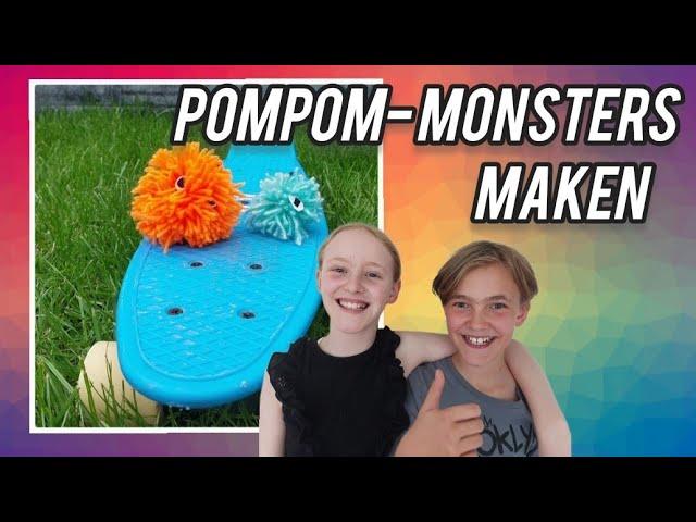 knutsel mee met Quin en Fay ~ aflevering 1 ~ pompom-monsters