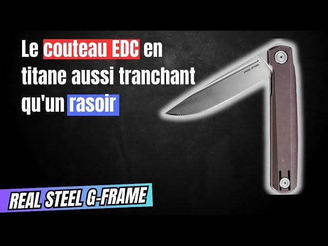 TIME of a KNIFE: Real Steel G-Frame Titanium x Casio MRG knife