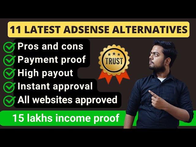 Latest  top adsense alternative with payment proof, honest review, pros and cons. My experience