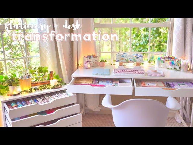 Desk + stationery organization makeover  back to school 2021