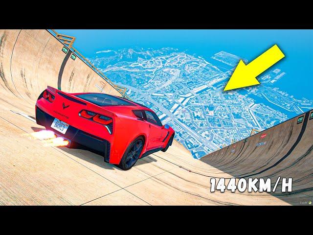 СПУСК С ГОРЫ БЕЗ ТОРМОЗОВ НА НОВЫХ ЧИТ ТАЧКАХ В GTA 5 ONLINE!