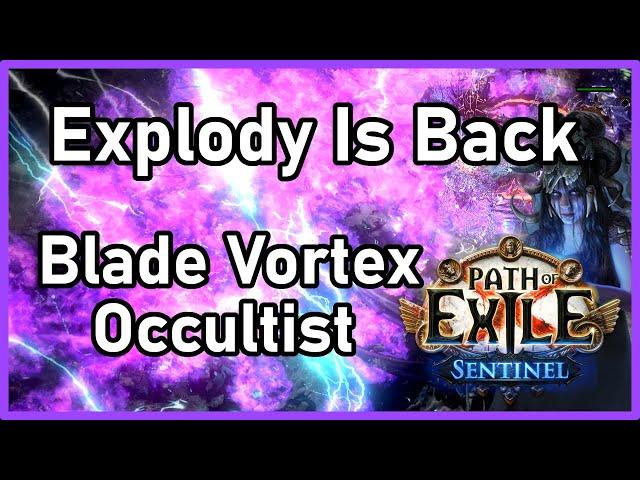 [PoE 3.18] Explody Blade Vortex Occultist Build | An Incredibly Powerful & Nostalgic Mapper