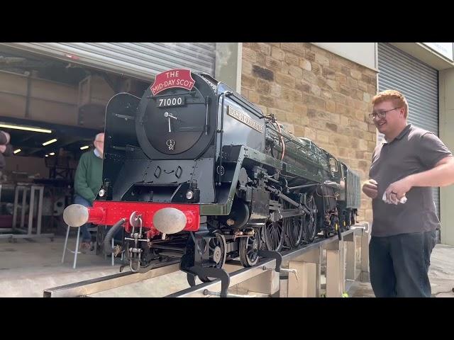 7 1/4” gauge Duke of Gloucester Steam Test