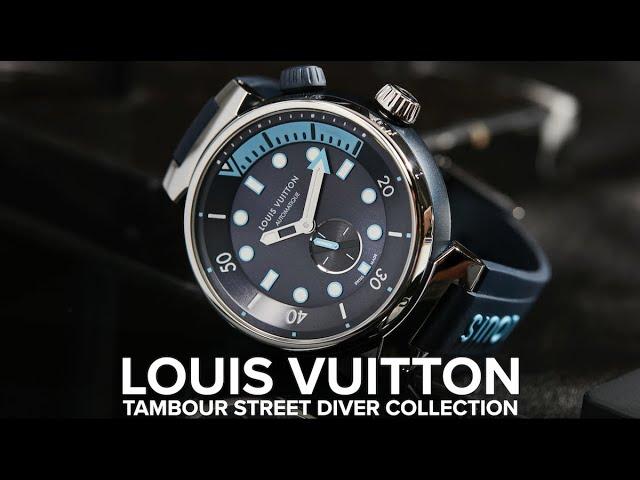 The Louis Vuitton Tambour Street Diver is a fresh alternative to the usual diver designs