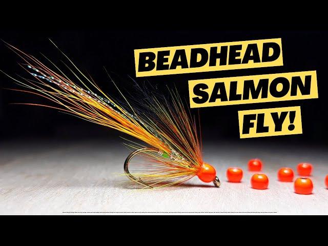 BEADHEAD Salmon FLY: Green Butt Cascade - Fly Tying