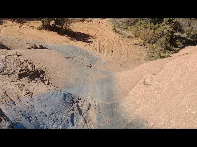 Hells Gate, down and up. Hells Revenge Trail, Moab UT