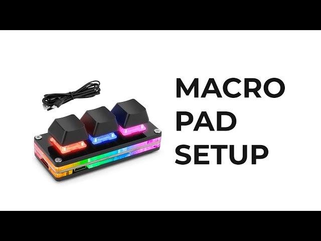 How to program 3 button macro pad