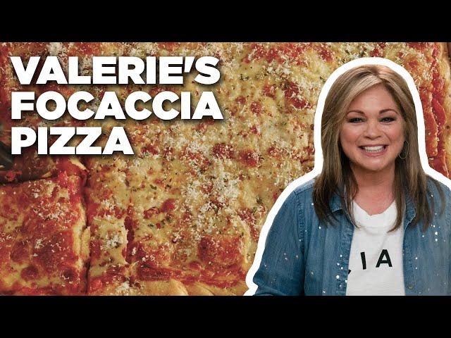 Valerie Bertinelli's Focaccia Pizza | Valerie's Home Cooking | Food Network