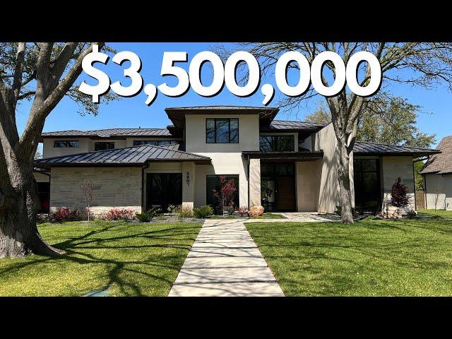 $3,500,000 Luxury Modern Home Tour Preston Hollow | Dallas, TX