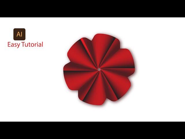 An Impossible Flower Design With Adobe Illustrator/ Flower design Tutorial.