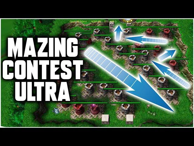 MAZING CONTEST ULTRA ft. Wtii | WC3 | Grubby