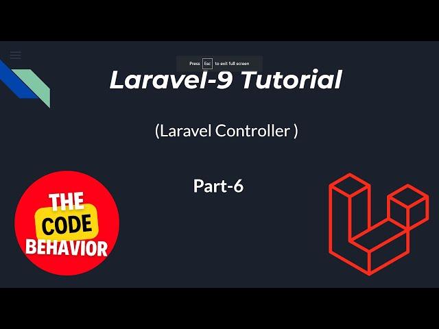 Laravel Controller | Create Controller using command |  Laravel Tutorial | Part-6