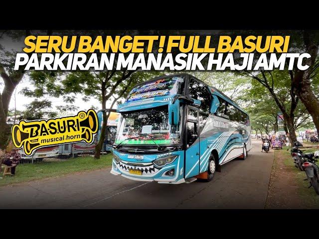 SERU BANGET !! SEMUA DIBUAT HAPPY OLEH BIS-BIS INI ! SERAMAI INI TERNYATA PARKIRAN BUS AMTC TANG-SEL