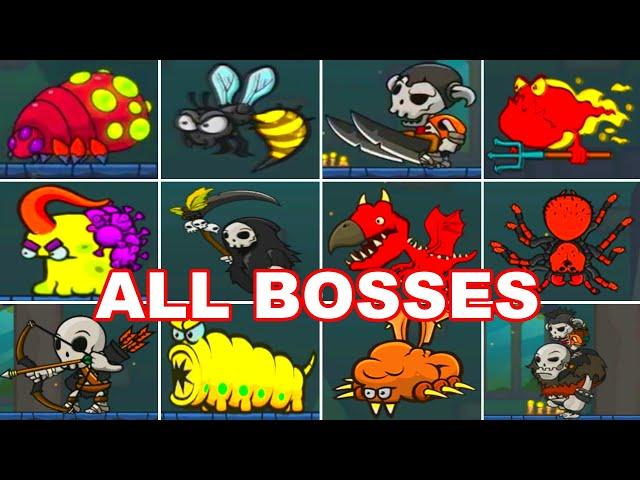 Super Aldo's World - All Bosses | Beating ALL BOSSES