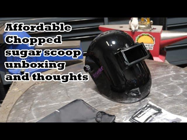 Tefauwe sugar scoop welding hood unboxing and review