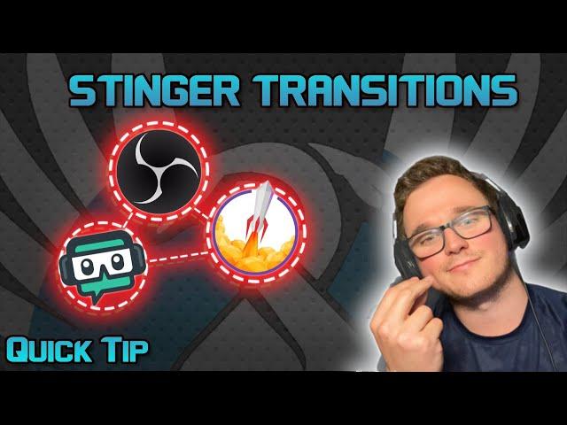 How To Add Stinger Transitions and Override Transitions on OBS - OBS Quick Tip