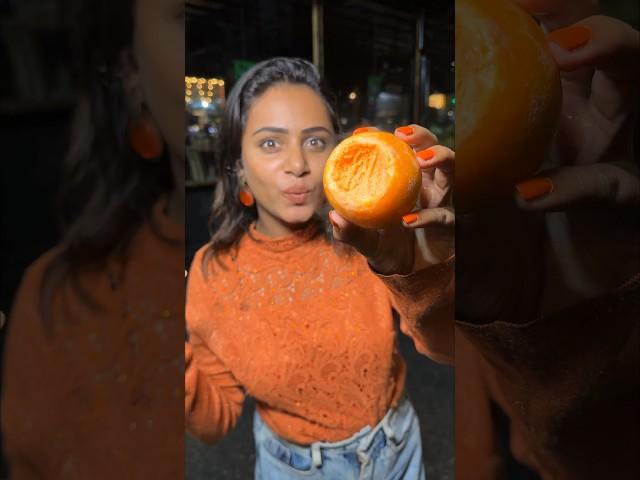 Orange-ல icecream ஆhh..!!| Orange Food Challenge | #shorts