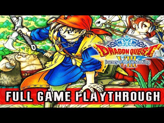 DRAGON QUEST 8 JOURNEY OF THE CURSED KING (2004) 100% FULL GAME - COMPLETE WALKTHROUGH【 FULL HD 】