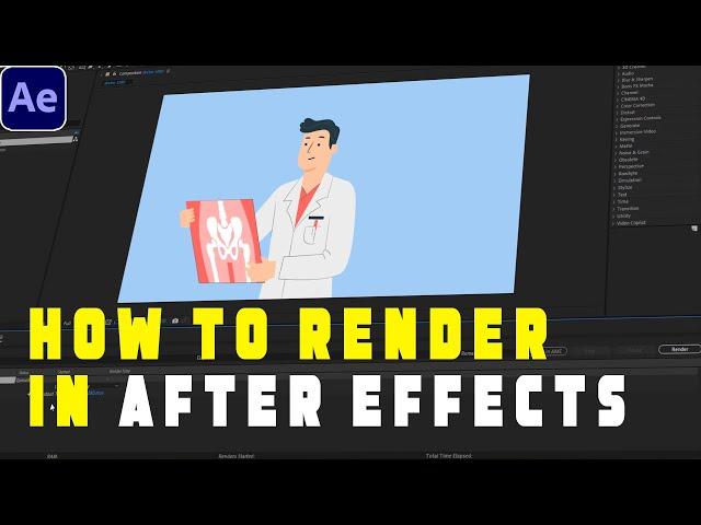 How to Export Video in After Effects | After Effects Tutorial